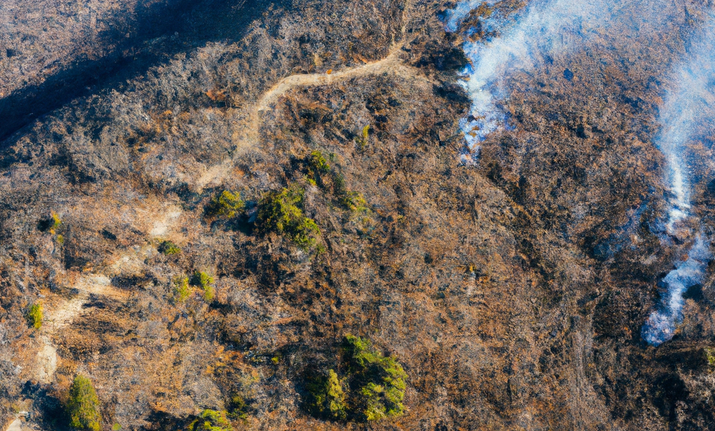 Header image showing smoke traces after a wildfire